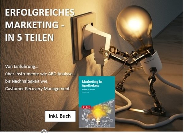 Online: MARKETING in 5 Teilen. Komplettpaket Marketing, inkl. Buch (34,90 €)